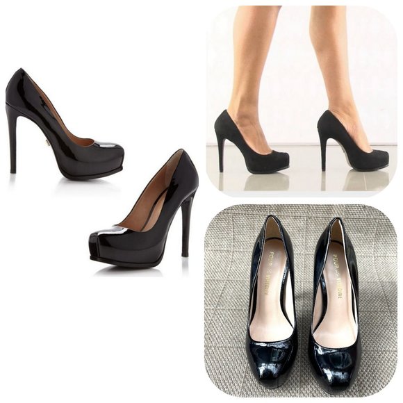 Pour La Victoire Irina hidden Platform Patent Leather Pump - Picture 3 of 12